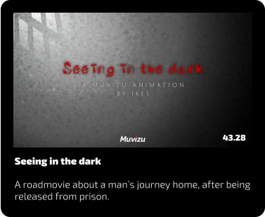 Seeing in the dark  A roadmovie about a mans journey home, after being released from prison. 43.28